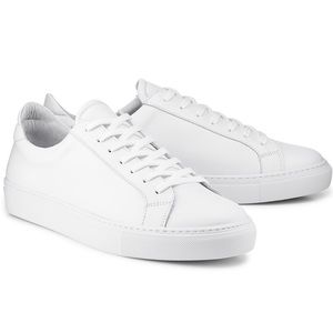 Garment Project white leather sneakers